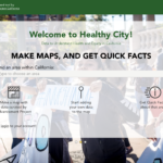 Screenshot of the healthycity.org website